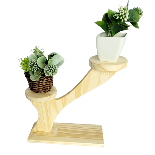 Suporte decorativo de suculentas