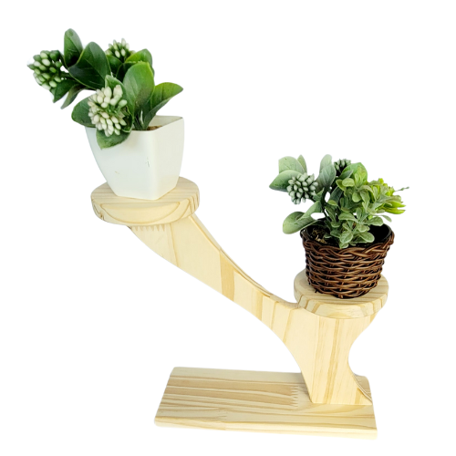 Suporte decorativo de suculentas