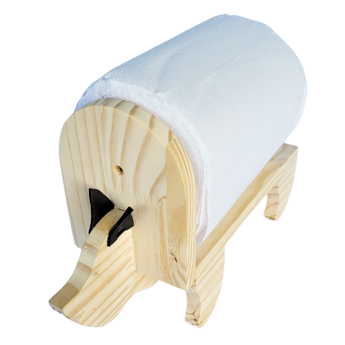 Porta papel toalha em formato de porco