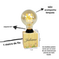 Luminária cubo